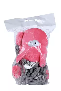 Игрушка Чистый котик д/домашних животных кошка 24 см серый