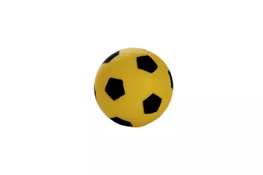 Игрушка Чистый котик д/домашних животных мяч футбольный 4 см цвет микс