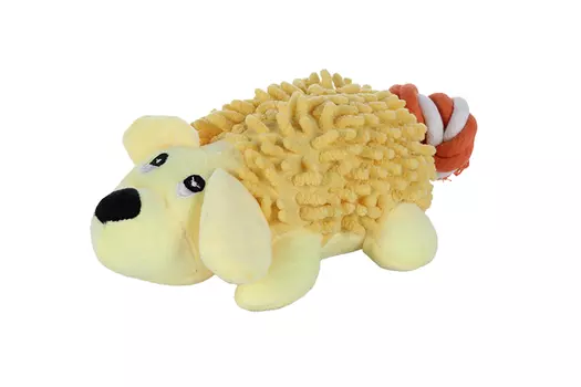 Игрушка Чистый котик д/домашних животных собака 23 см желтый