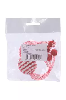 Игрушка Чистый котик д/кошек мяч с веревками 21 см
