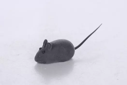 Игрушка Чистый котик д/кошек мышь 5 см серая