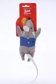Игрушка д/кошек Lion Крыска в жилетке LMG-K0137-D