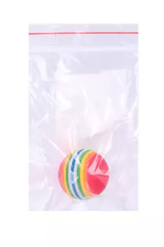 Игрушка д/кошек Мячик полосатый 3.5 см СТ14203