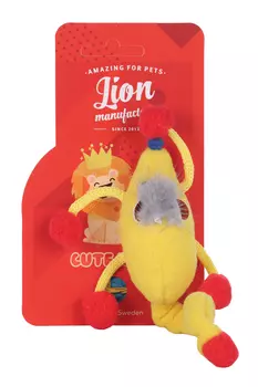 Игрушка д/кошки Lion Мышь-пампушка LMG-K0019-B 15см