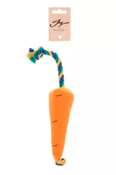 Игрушка д/собак JOY морковка