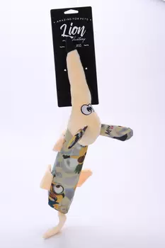 Игрушка д/собак Lion Такса с бутылкой LMG-D0063-B 55 см