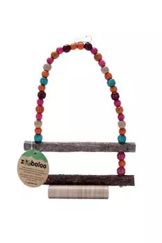 Игрушка д/средних птиц Зообалу лесенка африка 20х15 см