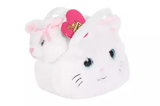 Игрушка Fluffy Family мягкая Котенок в пушистой сумочке с котенком