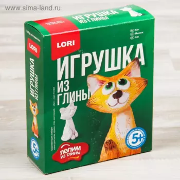 Игрушка из глины Lori Кот