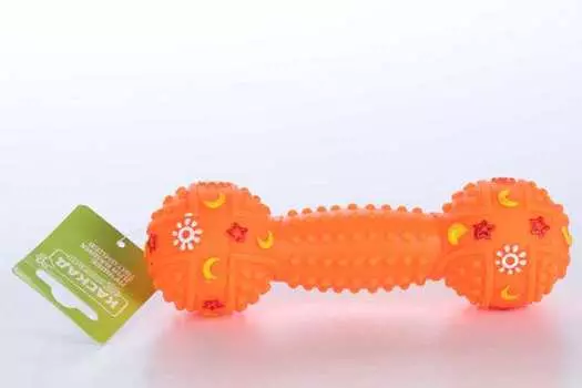 Игрушка из винила Гантель большая 18см