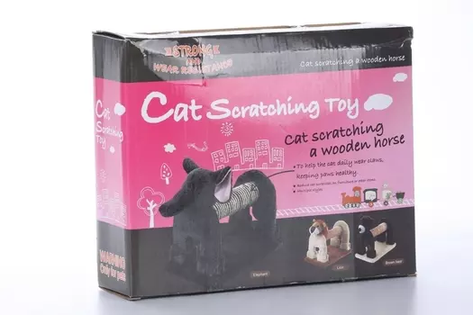 Игрушка-когтеточка Чистый котик д/кошек слон 29х16х26 см