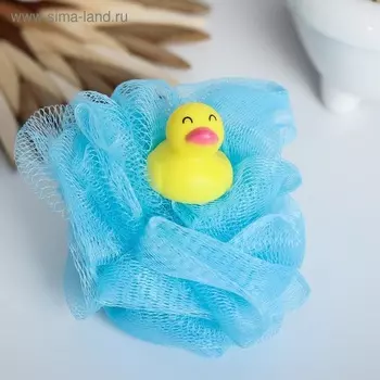 Игрушка-мочалка д/купания Крошка Я детская Уточка