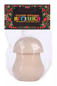 Игрушка Нескучные игры Бирюльки в грибочке под роспись развив деревян