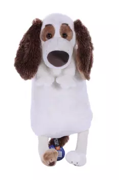 Игрушка-подушка Budi Basa Собака Бартоломей с бантом мягкая 47 см