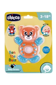 Игрушка-погремушка Chicco мишка Ben