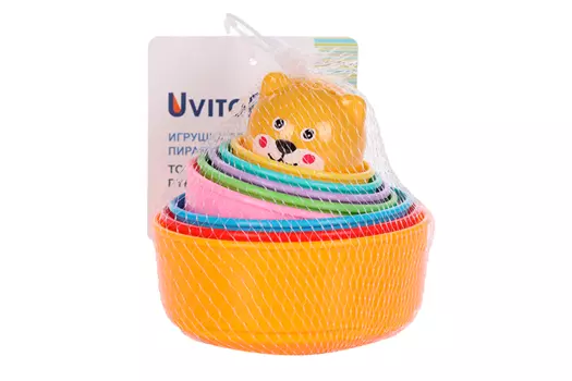 Игрушка Uviton Пирамидка развивающая детская