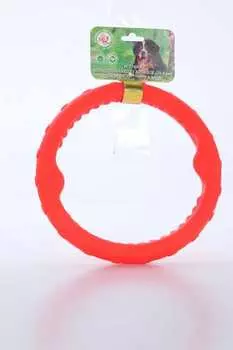 Игрушка ЗООНИК д/крупных пород собак кольцо прочное красная 24,5 см