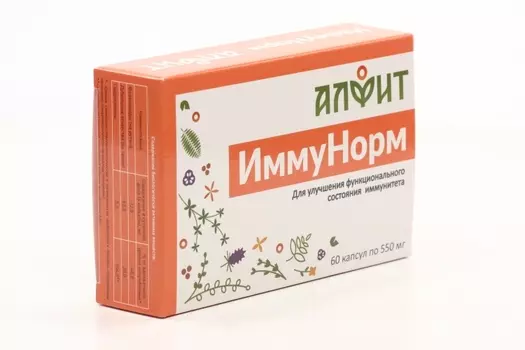 Иммунорм, 550 мг, 60 шт, капсулы