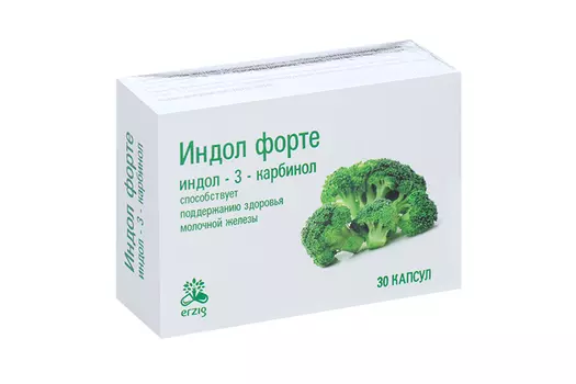 Индол форте 380 мг , 30 шт, капсулы