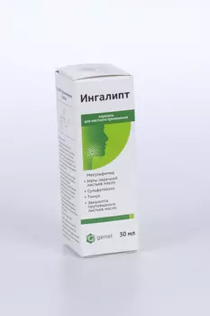 Ингалипт, 30 мл, аэрозоль для местного применения