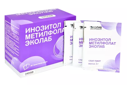 Инозитол метилфолат эколаб, 3 г, 30 шт, порошок