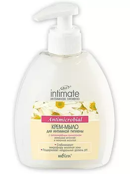 Интим Крем-мыло с антимикробным триклозаном Belita 300мл