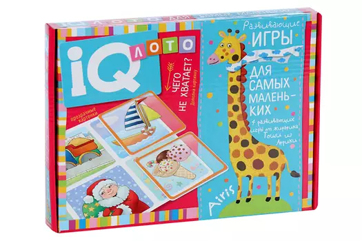IQ-лото Айрис-Пресс д/малышей чего не хватает 27 карточек