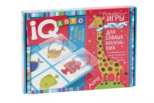 IQ-лото Айрис-Пресс д/малышей в синем море 27 карточек