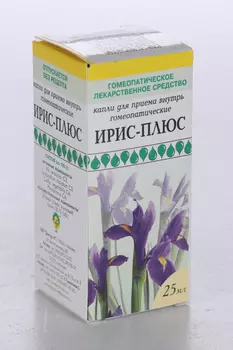 Ирис-плюс, 25 мл, капли для приема внутрь гомеопатические