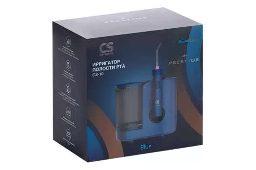 Ирригатор CS Medica AquaPulsar CS-10 PRESTIGE полости рта синий