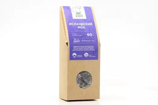 Исландский мох в пирамидках, 60 г