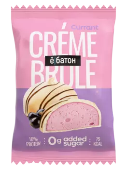 Изделие кондитерское десерт Крем Брюле вкус Смородина ТМ Ёбатон, 35г