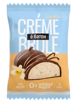 Изделие кондитерское десерт Крем Брюле вкус Ваниль ТМ Ёбатон, 35г
