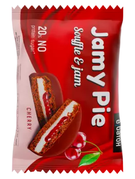 Изделие кондитерское Печенье Jamy Pie Souffle and Jam 60г вкус Вишня Ёбатон