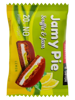 Изделие кондитерское Печенье Jamy Pie Souffle and Jam 60г вкус Лимон Ёбатон