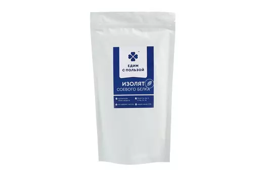 Изолят соевого белка Едим с пользой д/похудения и наращивания мышечной массы, 400 г