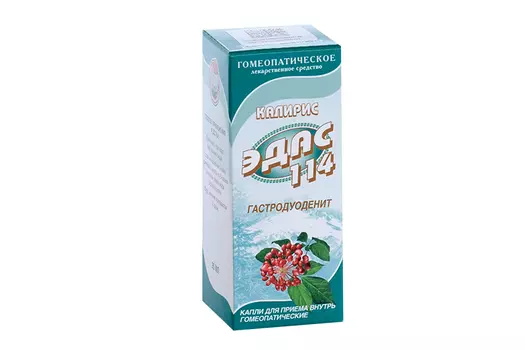 Эдас-114 Калирис, 25 мл, капли для приема внутрь гомеопатические