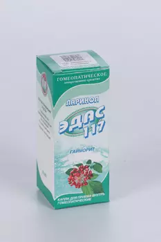 Эдас-117 Ларинол-Эдас, 25 мл, капли гомеопатические