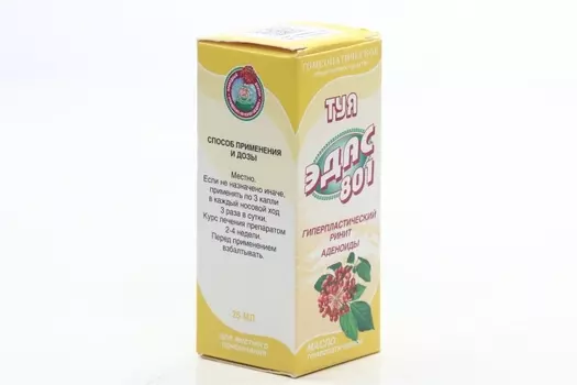 Эдас-801 Туя-Эдас, 25 мл, масло гомеопатическое