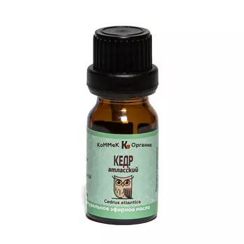 Эфирное масло Кедр Атласский Коммек Органик Натуральное 10 мл