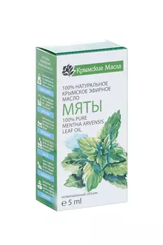 Эфирное масло Крымские масла натуральное мята, 5 мл