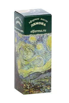 Эфирное масло лимона Эльфарма 100% натуральное, 10 мл