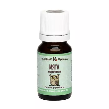 Эфирное масло Мята Перечная Коммек Органик Натуральное 10 мл