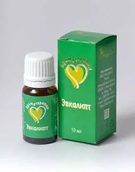 Эфирное масло натуральное Эвкалипт "Ароматерапия", 10 мл, НатурВита