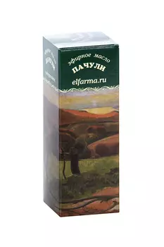 Эфирное масло пачули Эльфарма 100% натуральное, 5 мл