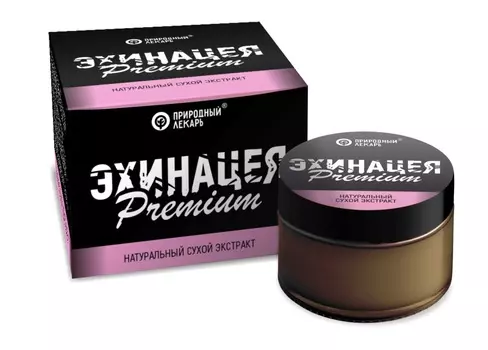 Эхинацея пурпурная Премиум Алтайская Природный лекарь напиток быстрораств, 40 г, Фитоком