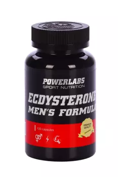 Экдистерон PowerLabs бустер тестостерона, 120 шт, капсулы