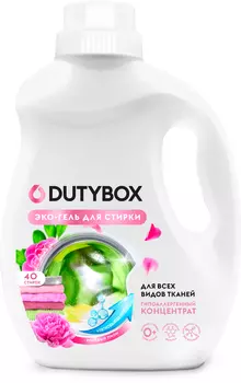 Эко-гель Dutybox для стирки универсальный + пятновыводитель Концентрат "Розовый пион" (40 стирок), 1