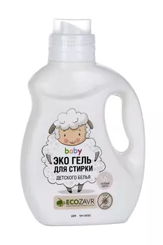 Эко-гель ECOZAVR д/стирки детского белья полевые цветы 1 л