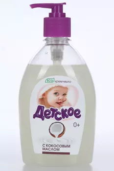 ЭКО крем-мыло Детское кокос жидкое, 500 г